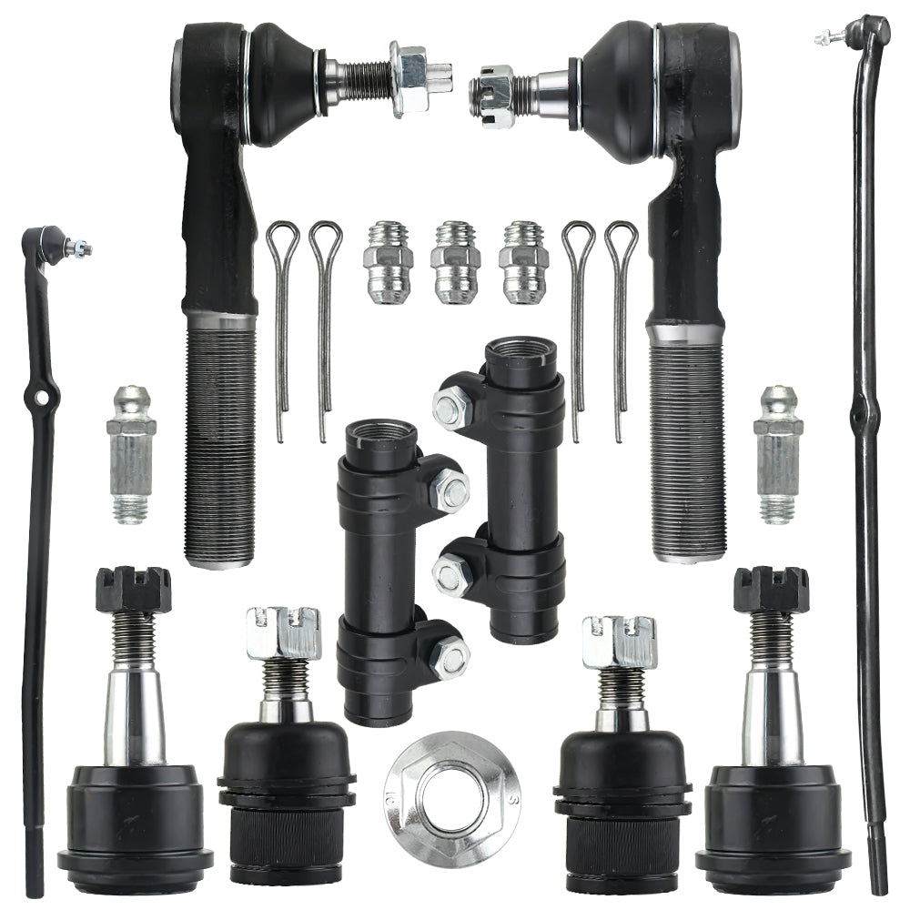10pc front suspension kit with tie rods and ball joints for Dodge Ram 2500 3500 4WD