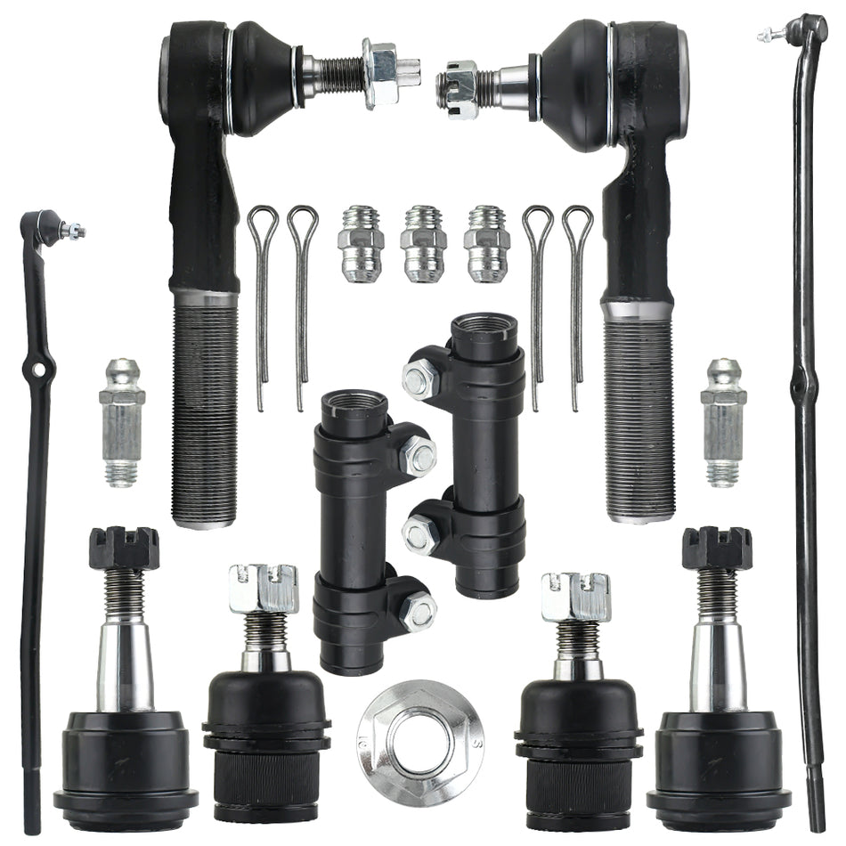 10pc front suspension kit with tie rods and ball joints for Dodge Ram 2500 3500 4WD