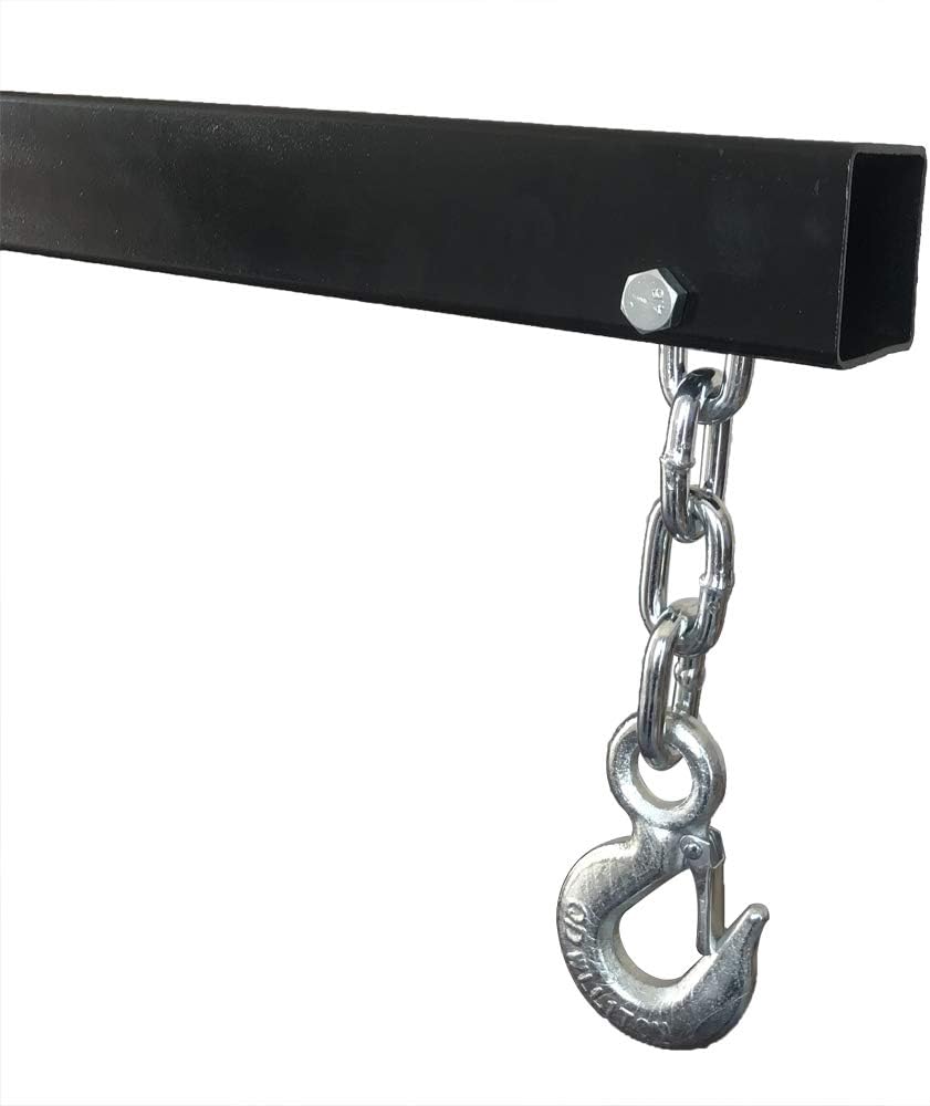2-Ton Folding Hydraulic Engine Hoist with 4400 lb Lift Capacity