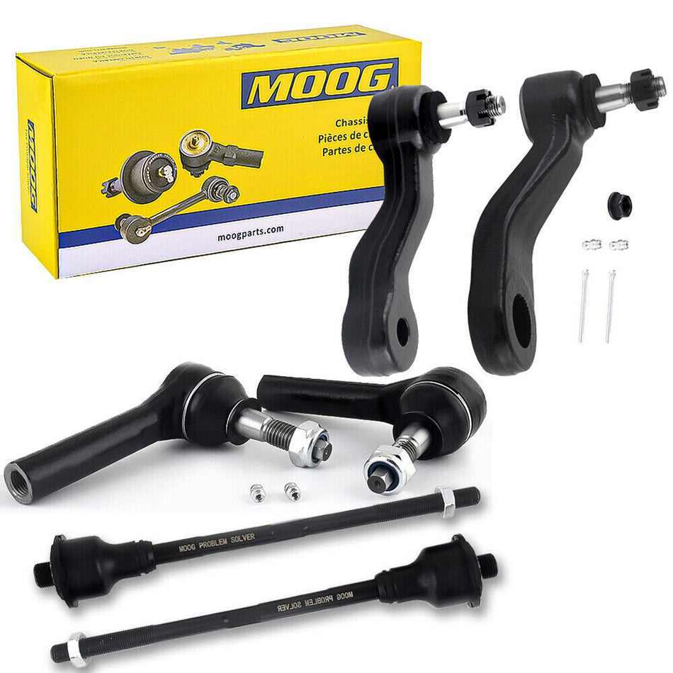 Chevy Silverado Sierra 1500 MOOG Inner Outer Tie Rod Idler Arm Pitman