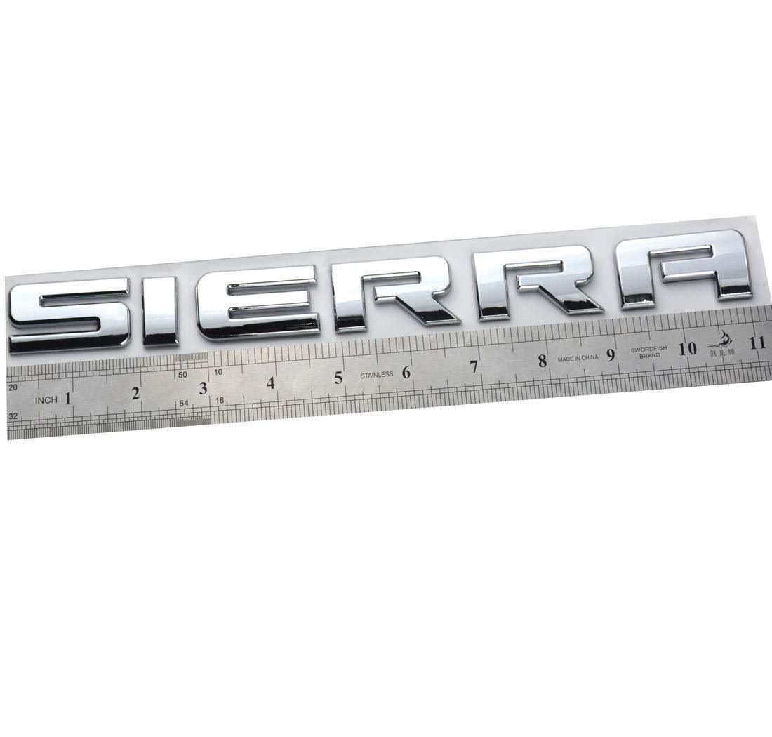 Sierra Chrome Emblem 15129653 for 2007-2019 Silverado and Sierra Trucks