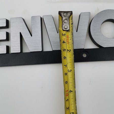Chrome Metal Nameplate Emblem Plate for Truck Cab