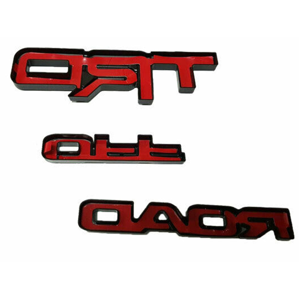 Blackout Emblem Overlay Kit for Toyota 4Runner 2014–2024