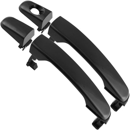Black front exterior door handle set for Chevy Malibu G6 Equinox Torrent XL-7