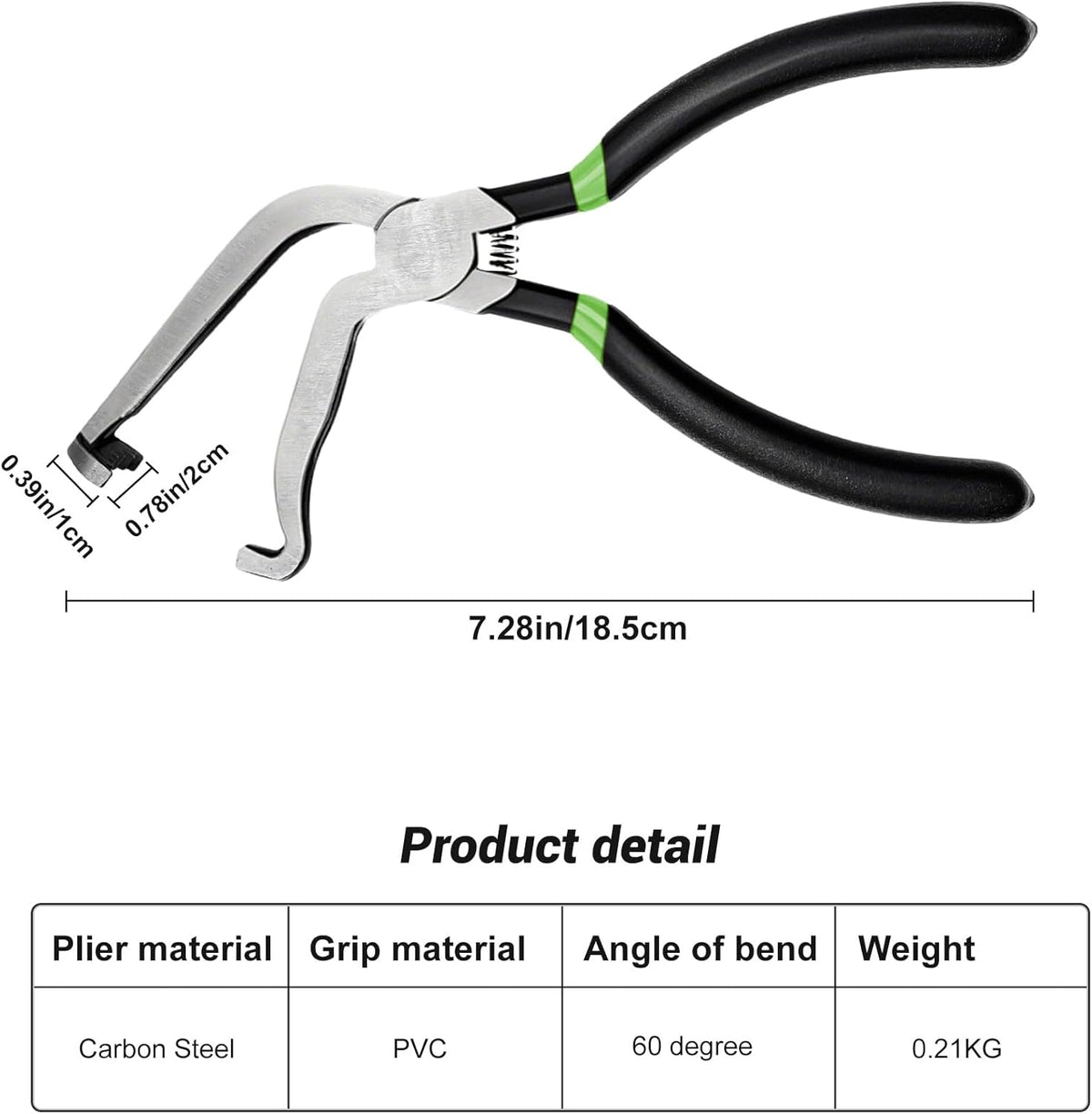 Electrical Disconnect Pliers - 60° Bend for Fuel & Automotive Lines