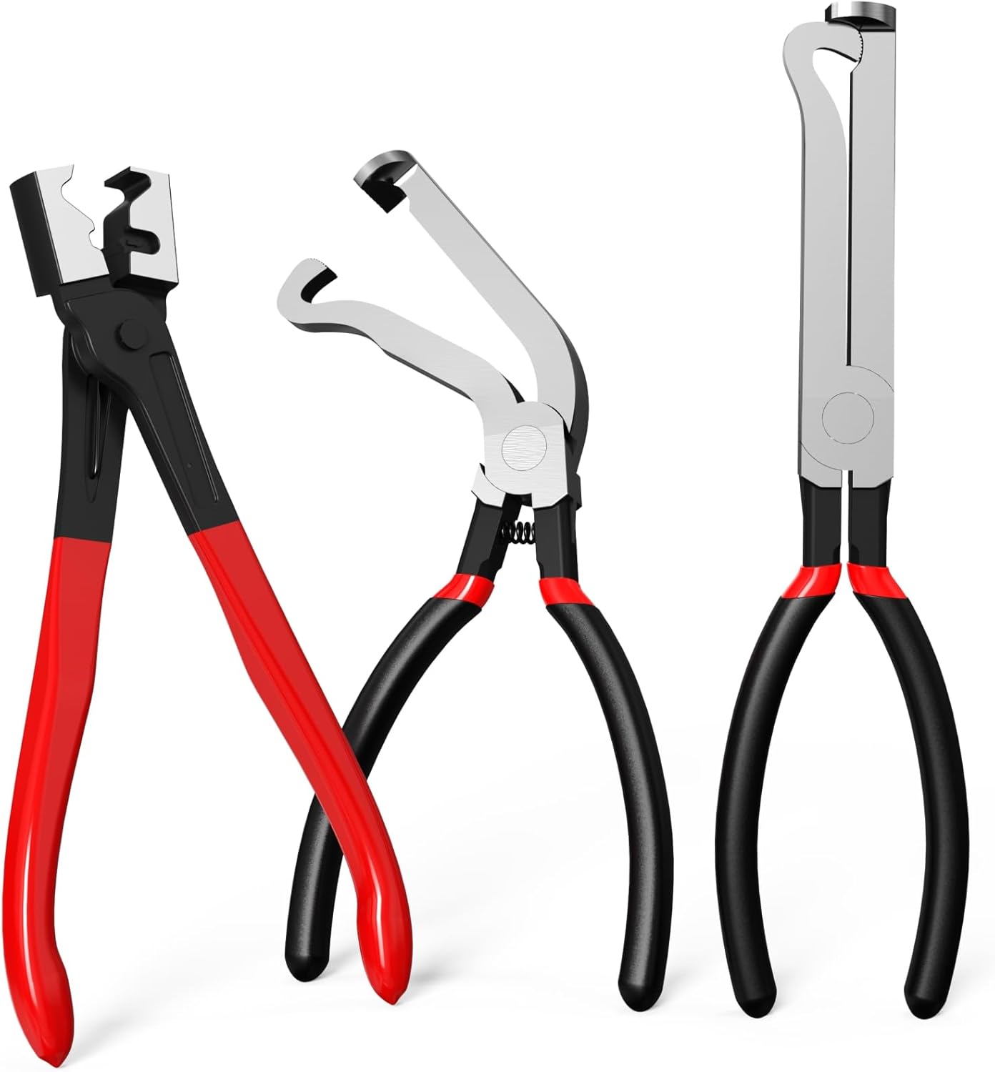 3-Pack Disconnect Pliers Set for Automotive Fuel Line & Connectors