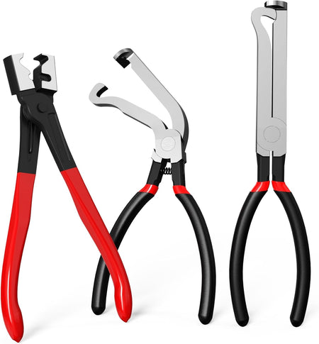 3-Pack Disconnect Pliers Set for Automotive Fuel Line & Connectors
