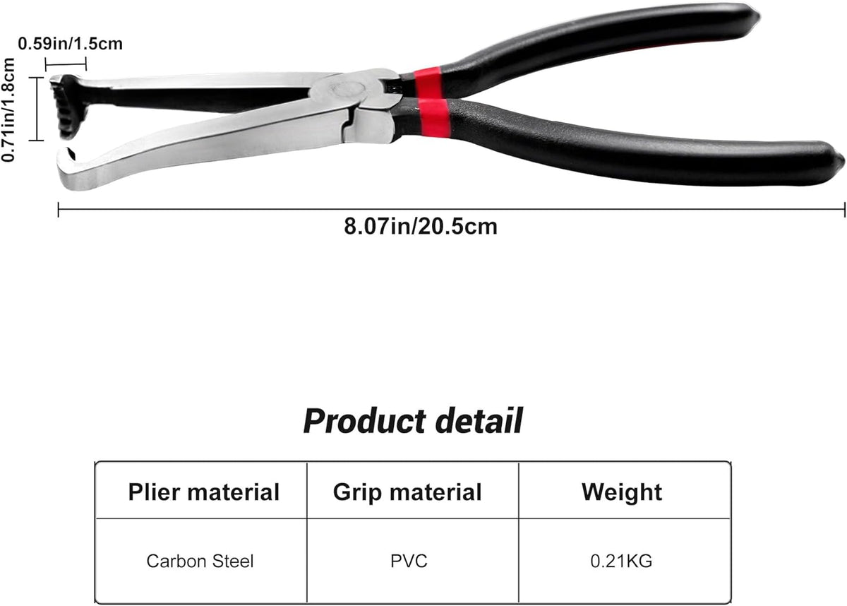 Electrical Disconnect Pliers - 60° Bend for Fuel & Automotive Lines