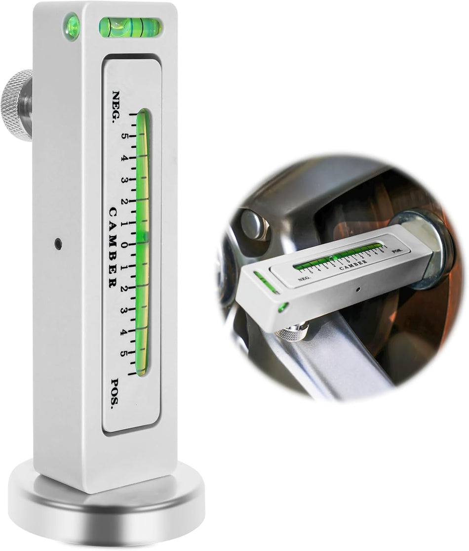 Adjustable Magnetic Wheel Alignment Tool for Camber and Caster Measurement