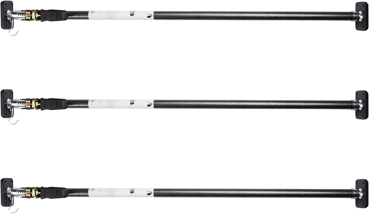 Adjustable Ratcheting Cargo Bar for Pickup Truck Bed 40-70 Inch
