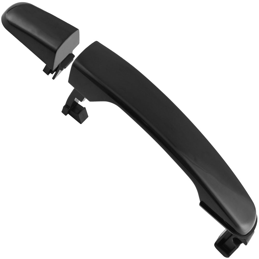 Black front exterior door handle set for Chevy Malibu G6 Equinox Torrent XL-7
