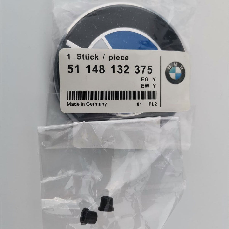 BMW Emblem Roundel with Grommets 82mm # 51148132375