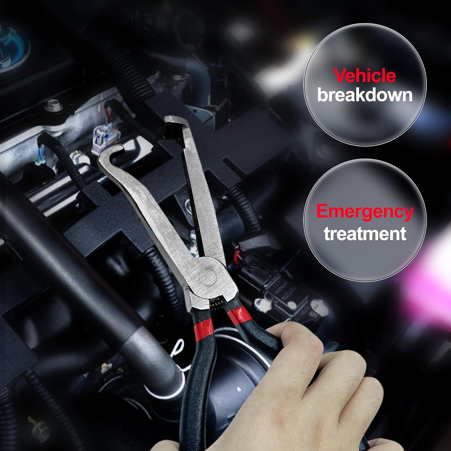 Electrical Disconnect Pliers - 60° Bend for Fuel & Automotive Lines