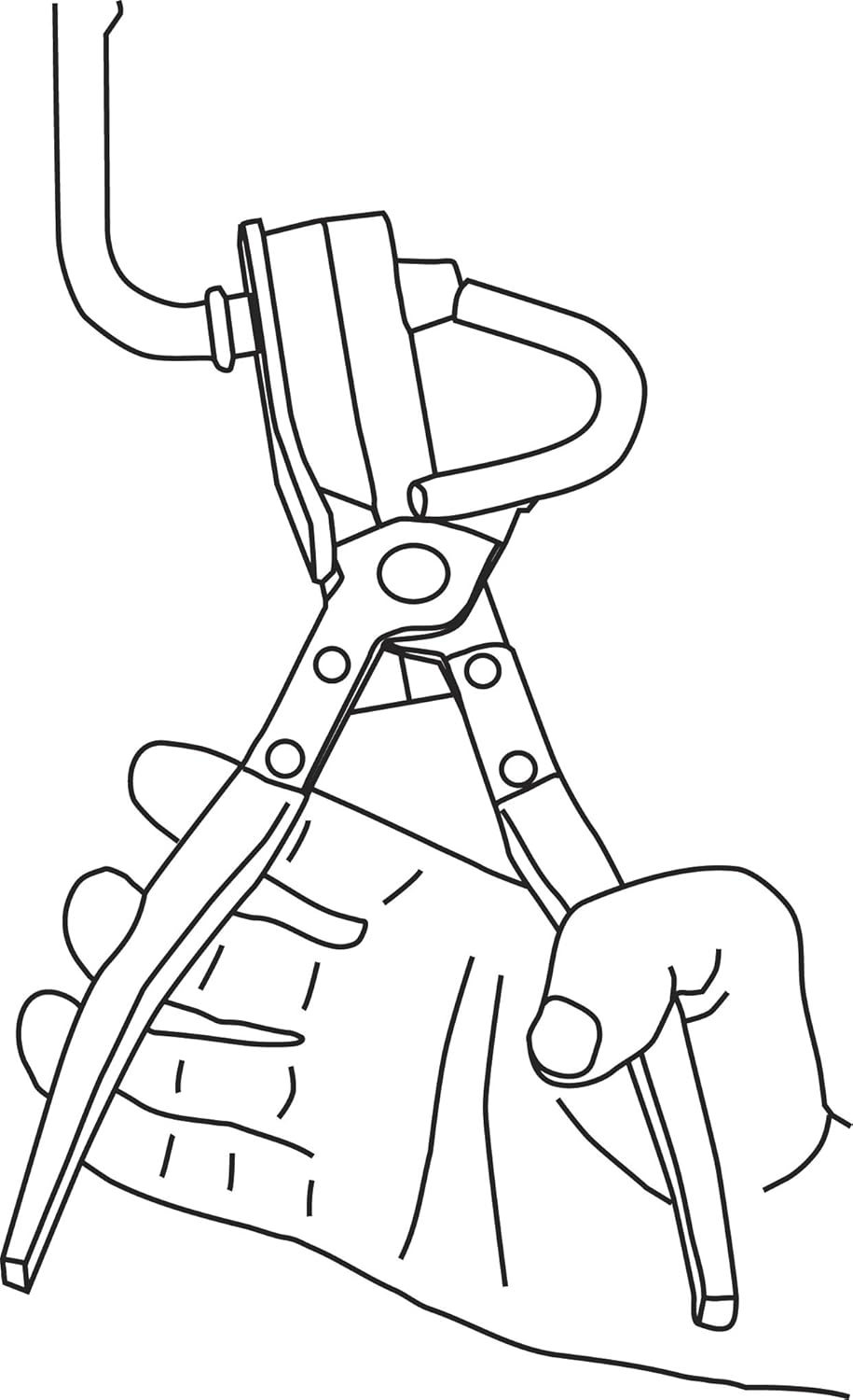 Exhaust Hanger Removal Pliers for Cars & Trucks - Heavy Duty