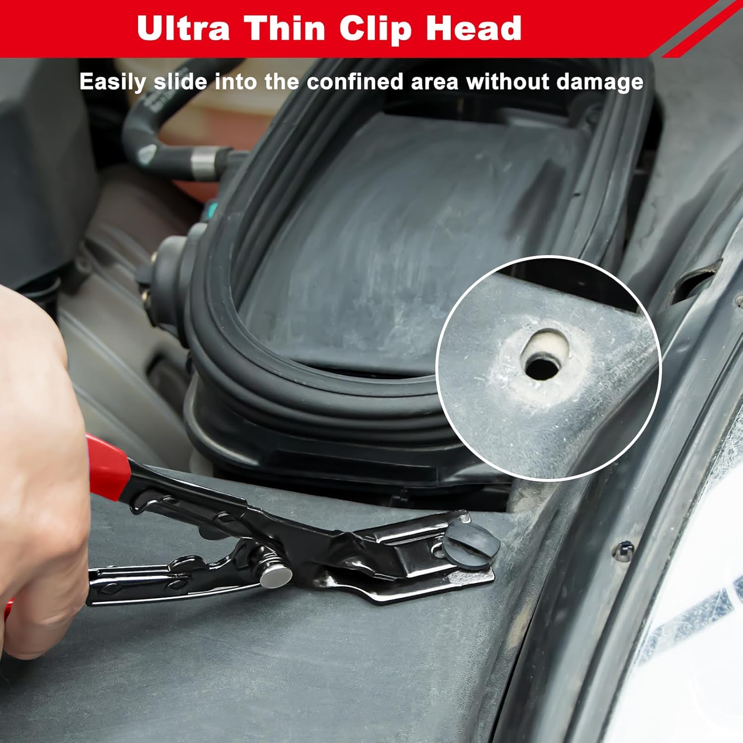 3-piece auto trim removal tool set with ergonomic handles for fastener and clip removal.