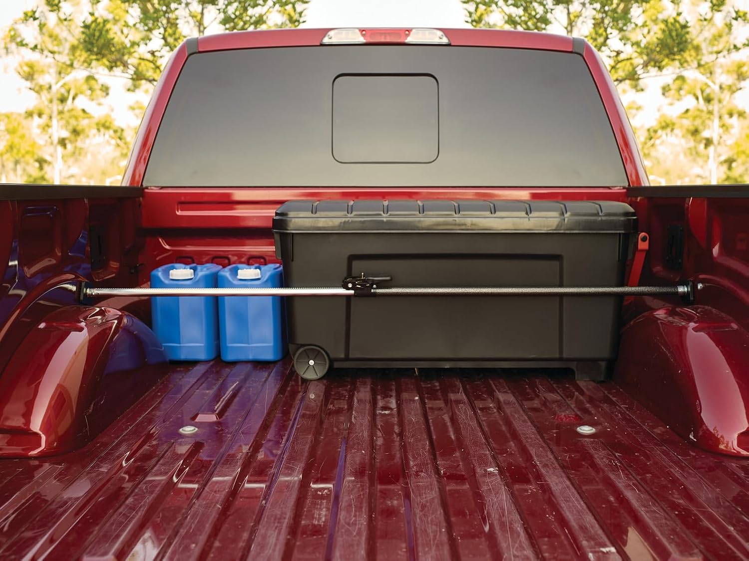 Adjustable Ratcheting Cargo Bar for Pickup Truck Bed 40-70 Inch