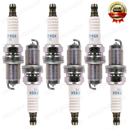 Iridium Spark Plugs for Honda Accord CR-V Acura RSX - 6PCS Set
