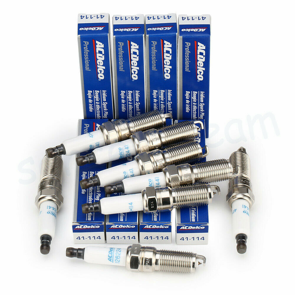 8pc iridium spark plugs for Chevrolet Silverado and GMC Sierra 5.3L V8 (2016-2017 models)