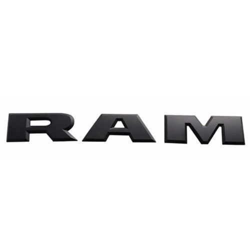 Dodeg RAM Emblem Letter Black