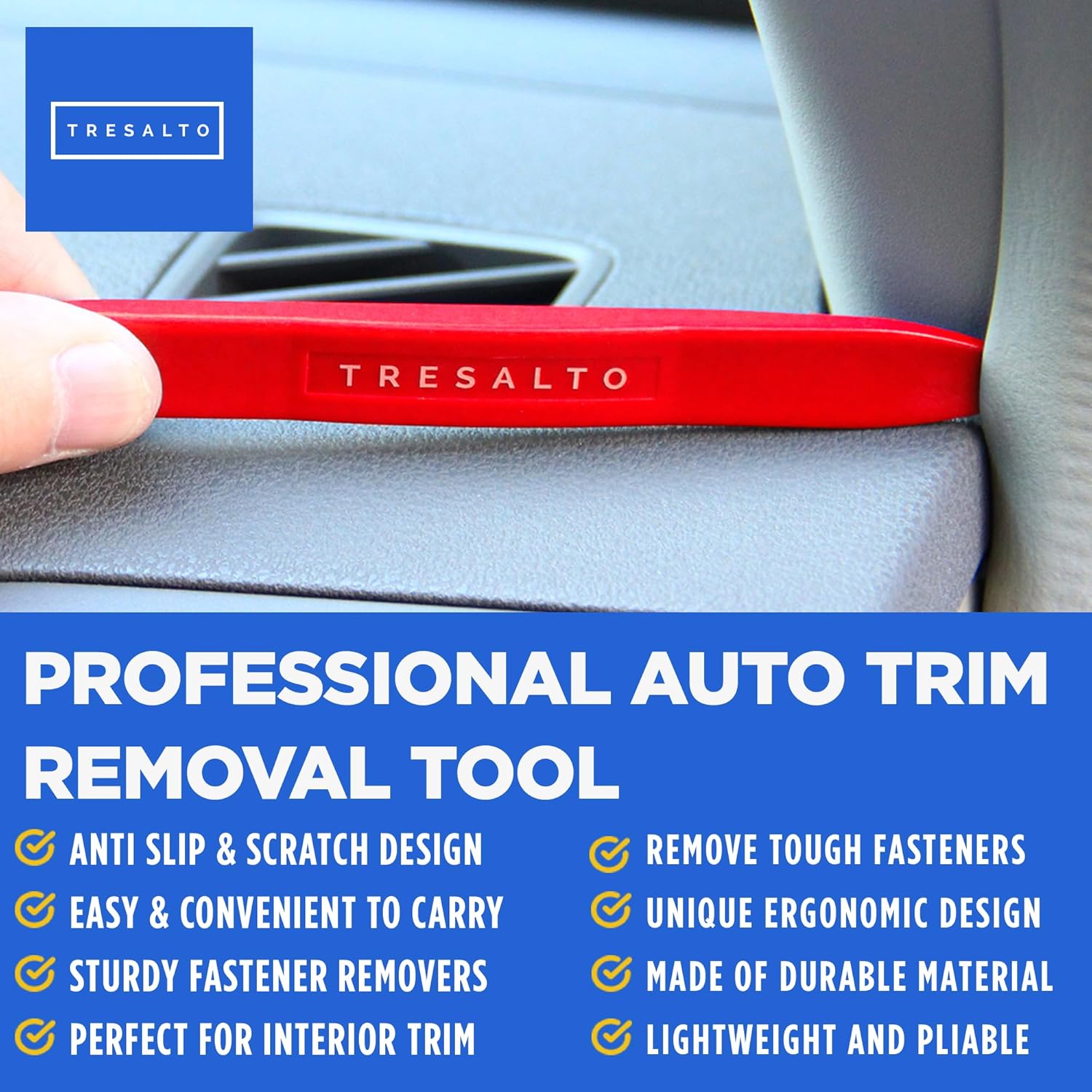 5-Piece Auto Trim Removal Tool Kit - No Scratch Set for Car Panels