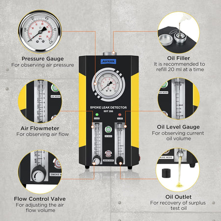 12V Automotive Smoke Leak Detector for EVAP and Fuel Systems
