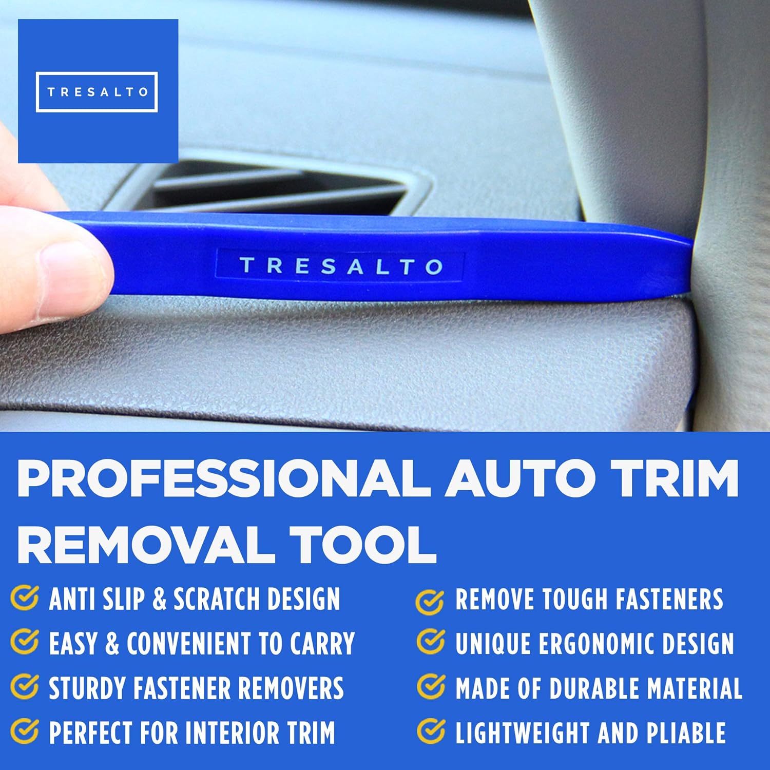 5-Piece Auto Trim Removal Tool Kit - No Scratch Set for Car Panels