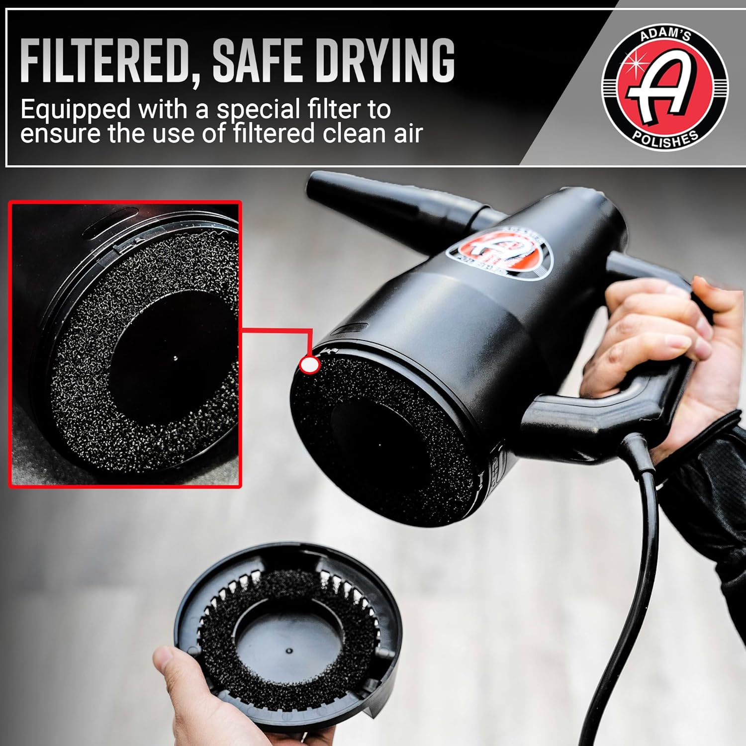 Mini Air Cannon Car Dryer Blower for scratch-free, powerful car drying.