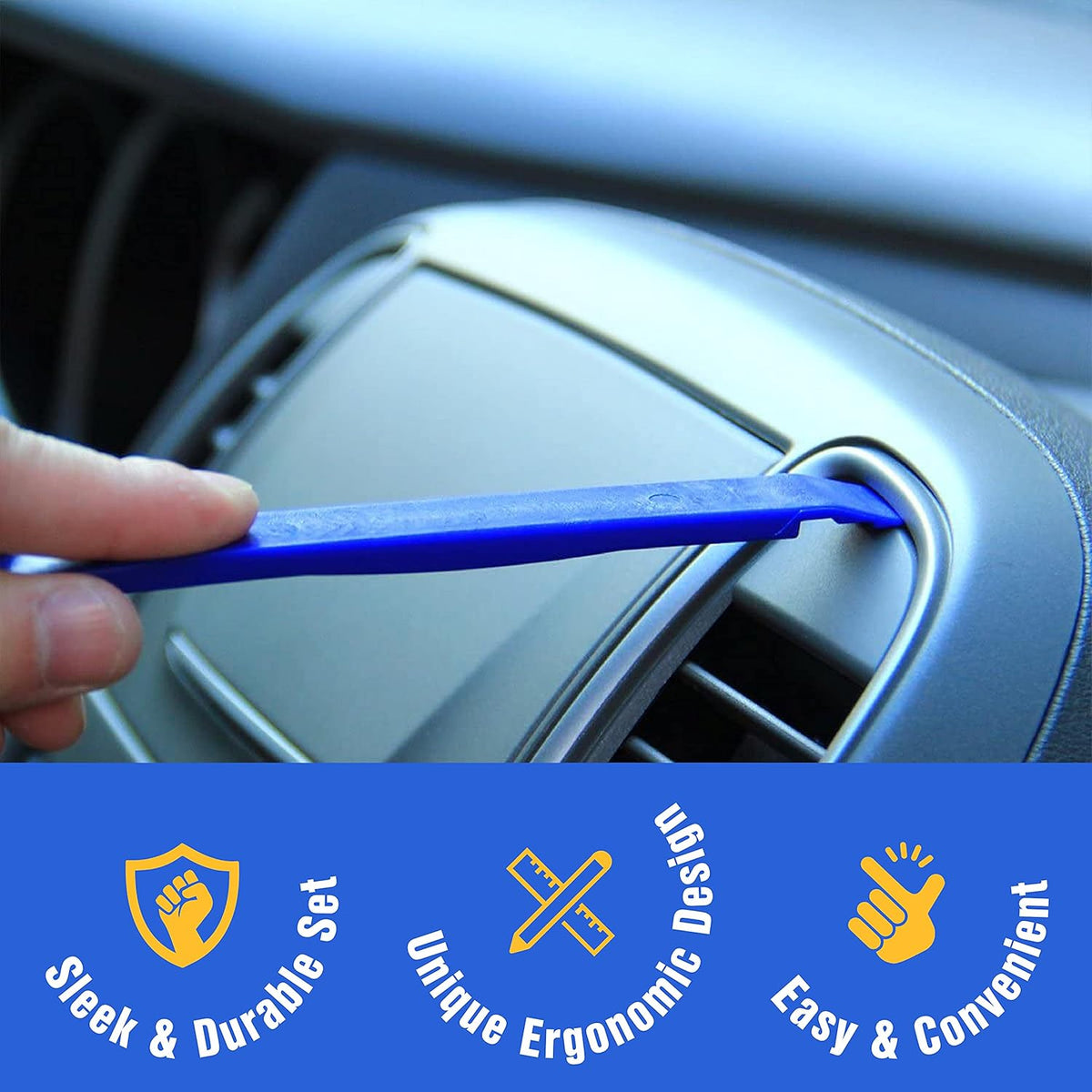 5-Piece Auto Trim Removal Tool Kit - No Scratch Set for Car Panels