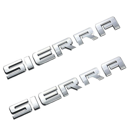 Sierra Chrome Emblem 15129653 for 2007-2019 Silverado and Sierra Trucks