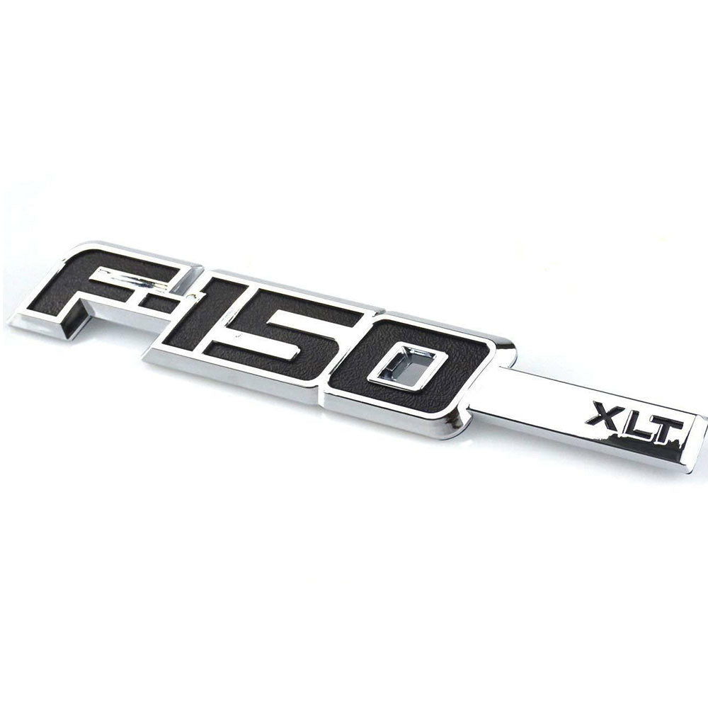 Chrome Fender Emblems for Ford F-150 XLT Side Badge 2009-2014