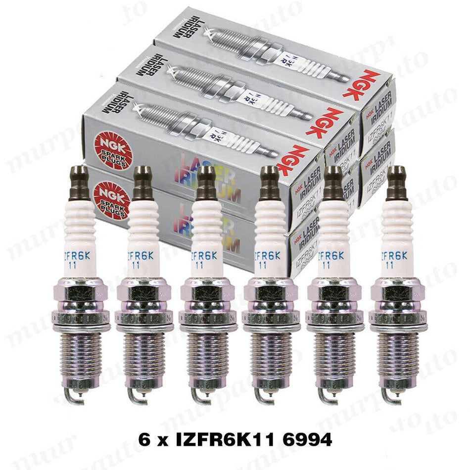 Iridium Spark Plugs for Honda Accord CR-V Acura RSX - 6PCS Set