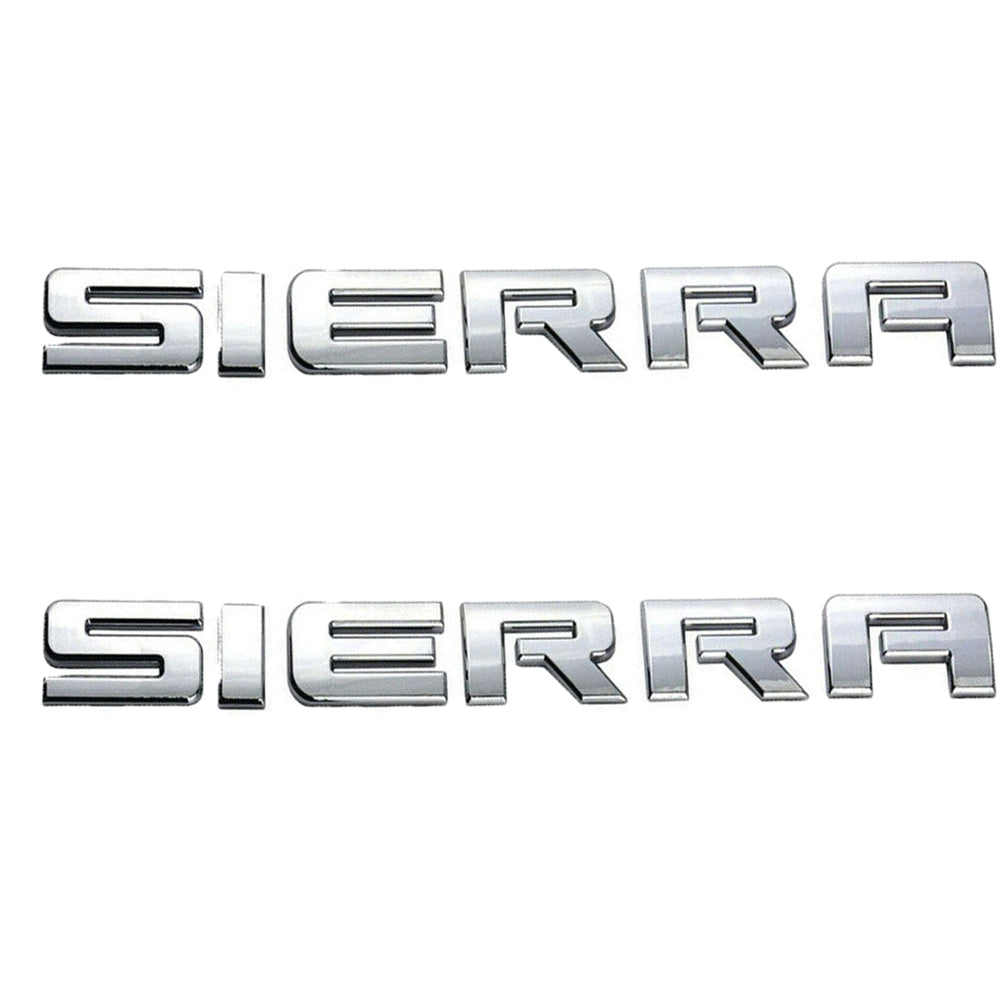 Sierra Chrome Emblem 15129653 for 2007-2019 Silverado and Sierra Trucks