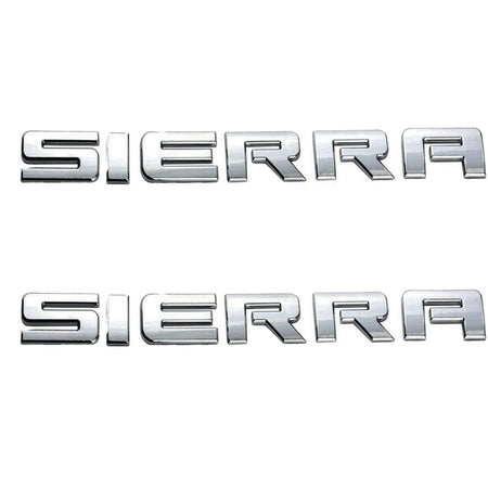 Sierra Chrome Emblem 15129653 for 2007-2019 Silverado and Sierra Trucks