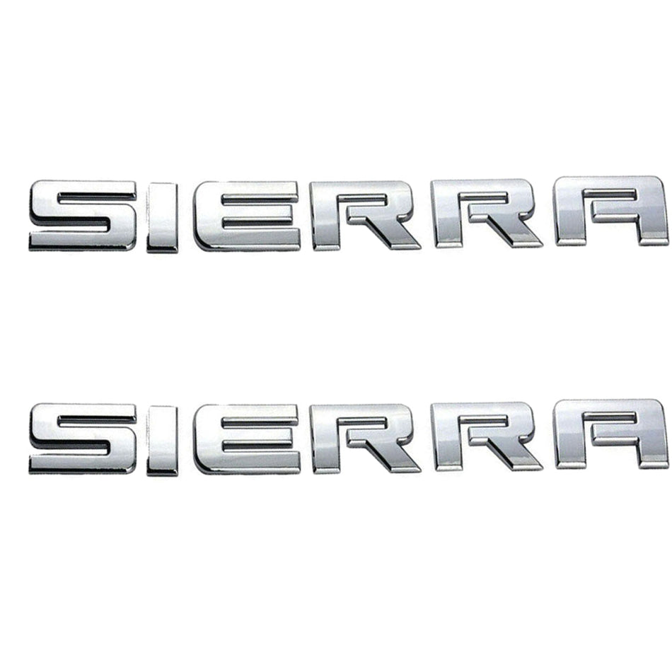 Sierra Chrome Emblem 15129653 for 2007-2019 Silverado and Sierra Trucks