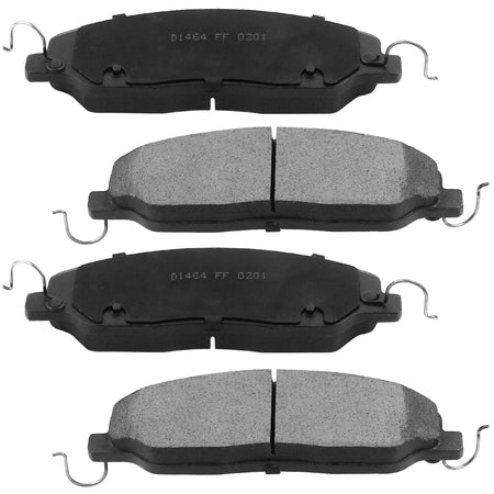 Front and rear ceramic brake pads set for 2011-2014 Ford Mustang