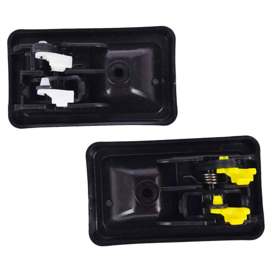 Black Interior Door Handle Set for 1987–2004 Jeep Wrangler Driver & Passenger Side