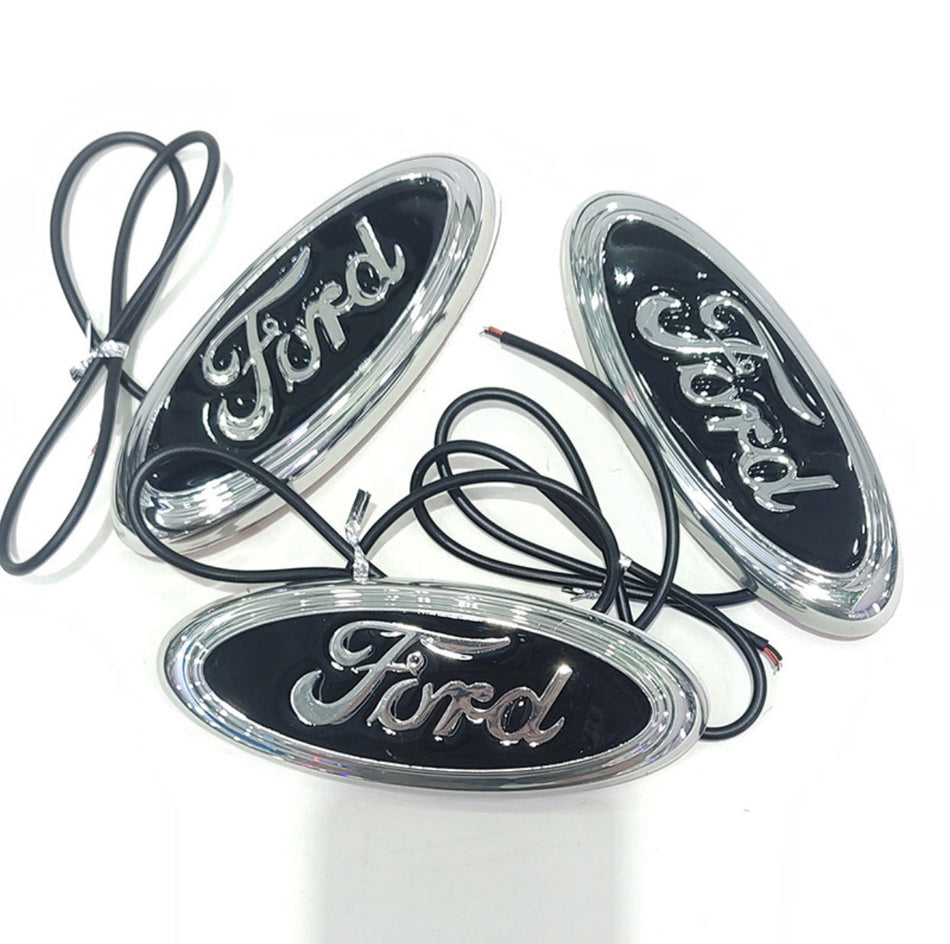 Ford 150 Led Emblems Light Up Ford Badges Blue Light