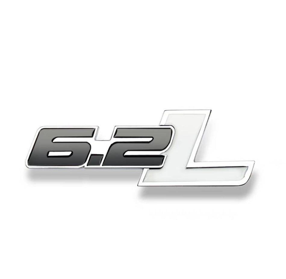Black and White Rear Emblem for Ford F-150 Raptor 6.2L