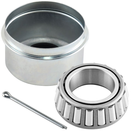 Trailer bearing dust cap kit for 6000 lb axles with #42 spindle