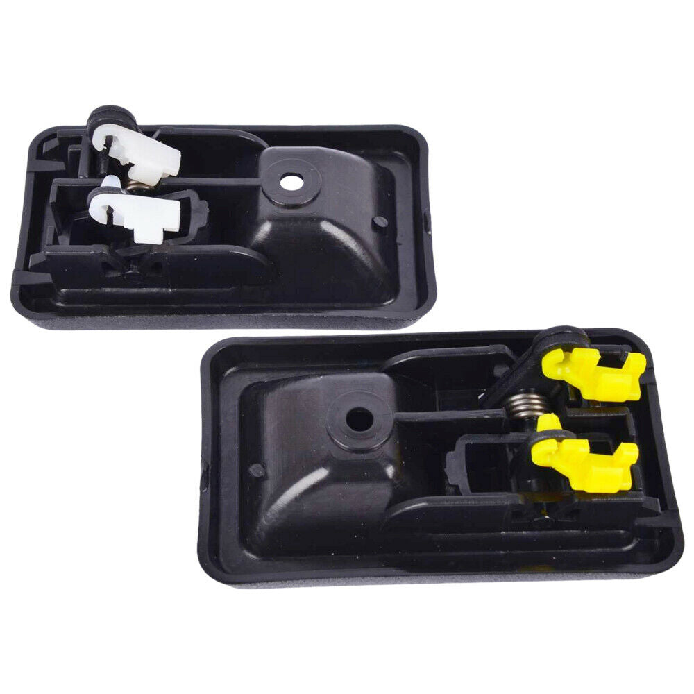 Black Interior Door Handle Set for 1987–2004 Jeep Wrangler Driver & Passenger Side