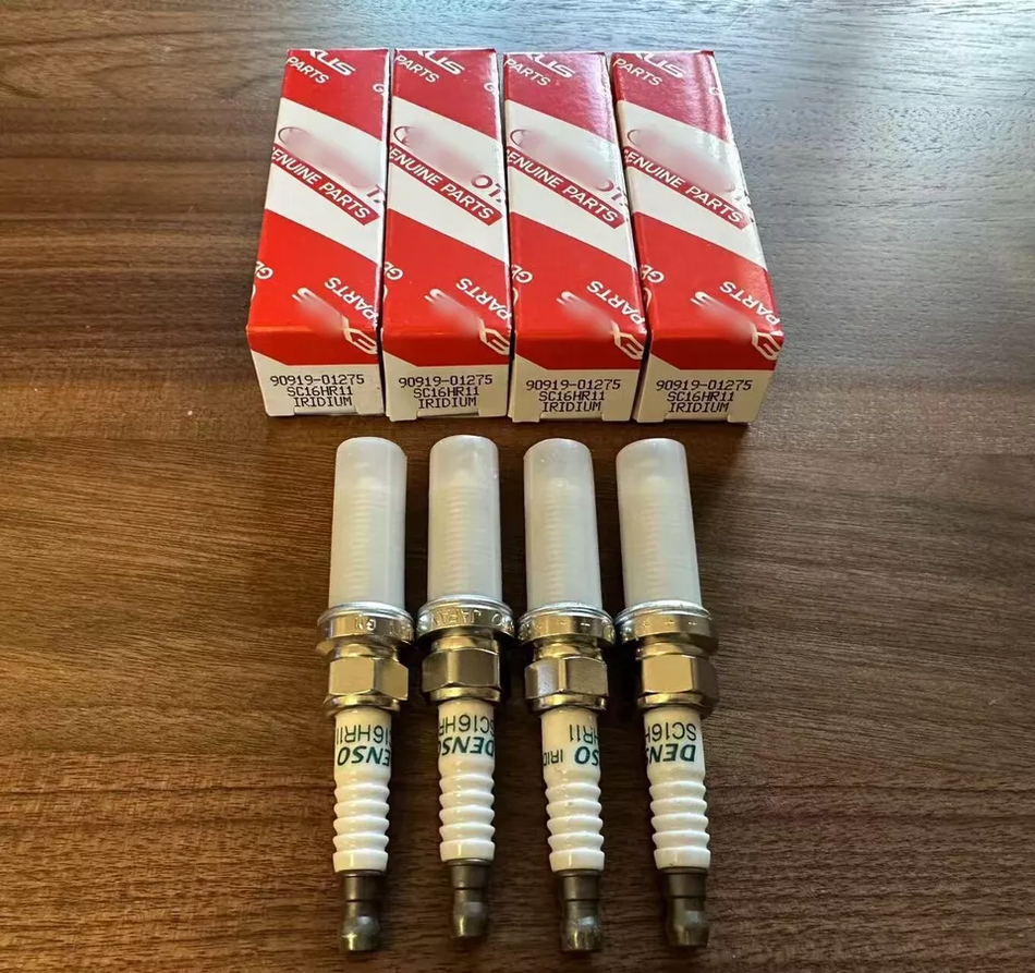 4pc iridium spark plugs for Toyota and Lexus 1.8L 2ZR-FE engines (2000-2020 models)