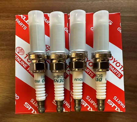 4pc iridium spark plugs for Toyota and Lexus 1.8L 2ZR-FE engines (2000-2020 models)