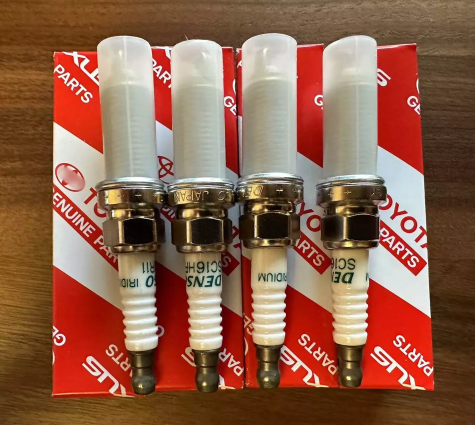 4pc iridium spark plugs for Toyota and Lexus 1.8L 2ZR-FE engines (2000-2020 models)