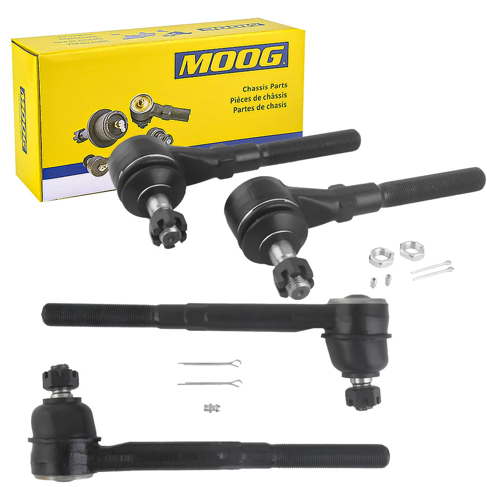 Ford F-150 F-250 Expedition 2WD RWD MOOG Front Inner Outer Tie Rod End
