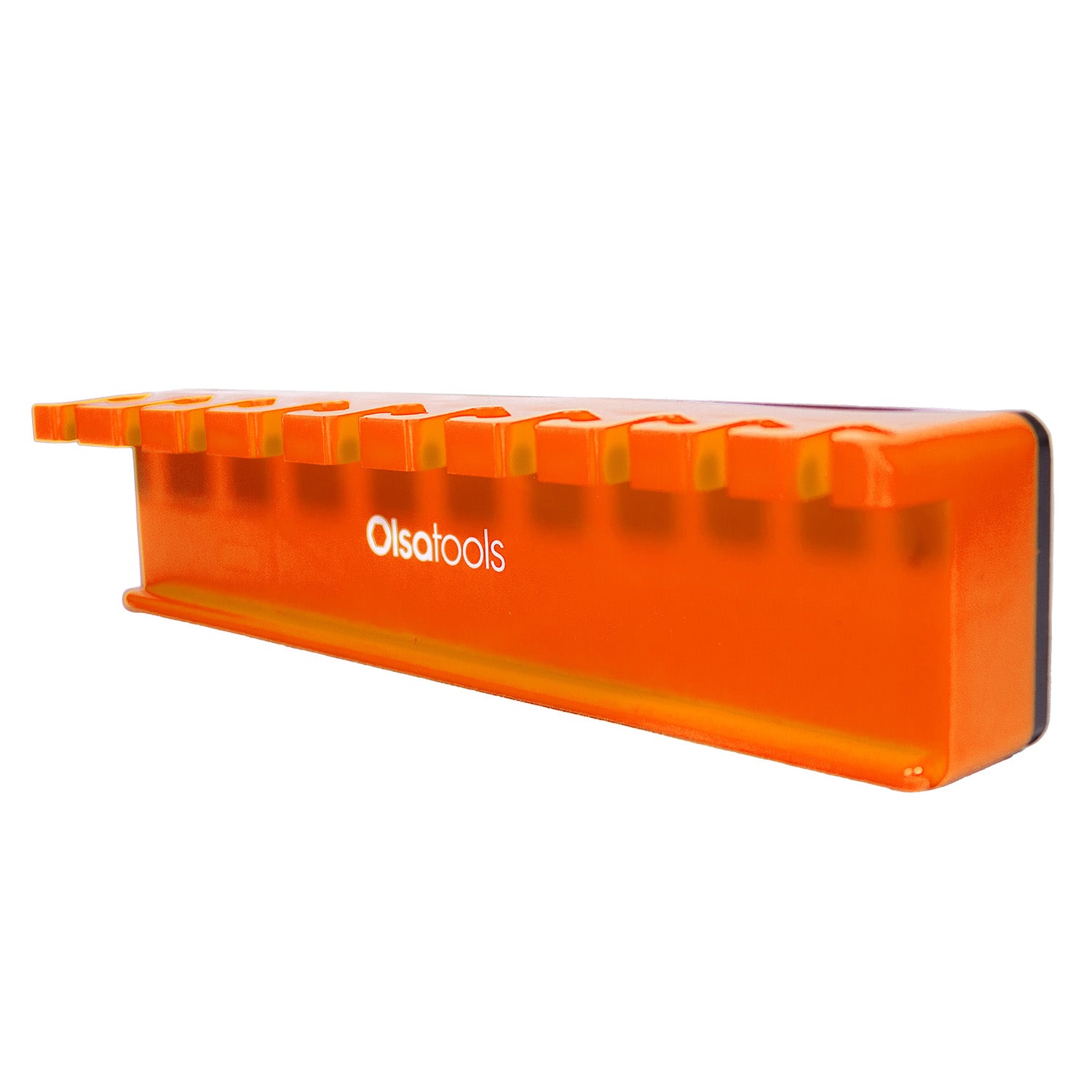 Magnetic Wrench Organizer Rack – Holds 10 SAE & Metric Wrenches