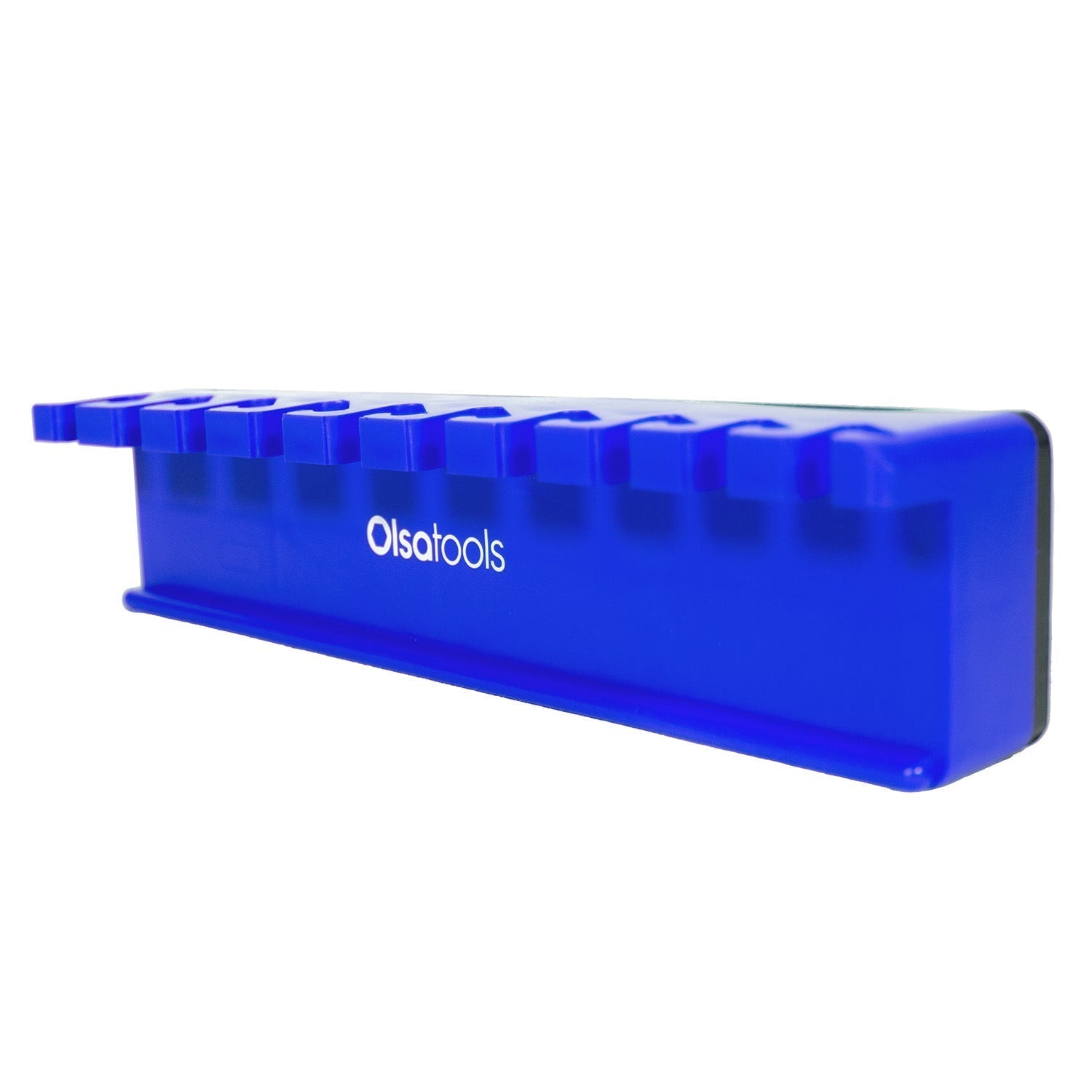 Magnetic Wrench Organizer Rack – Holds 10 SAE & Metric Wrenches