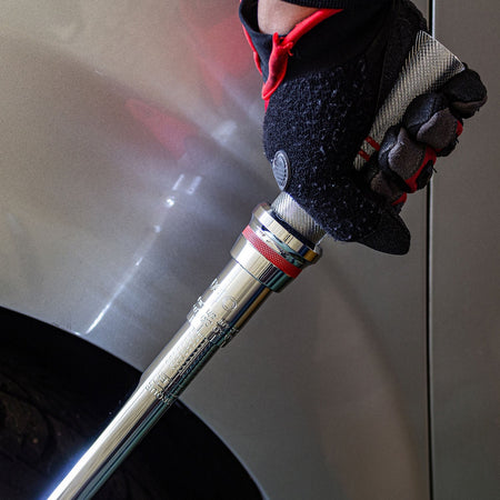 Flex head click torque wrench with dual-direction measurement