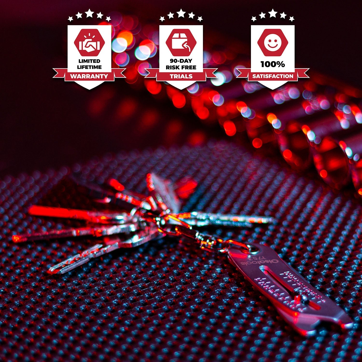 Bolt Size Finder Keychain Tool for Quick and Easy Bolt Identification