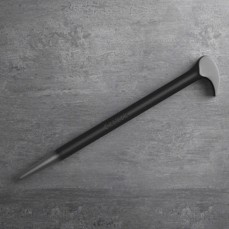 Rolling head pry bar set with 6" and 16" CR-V steel bars