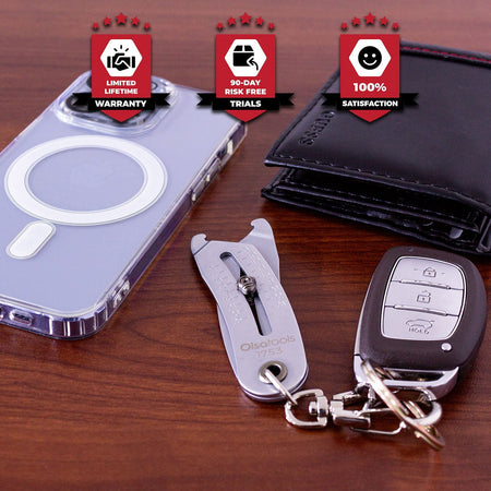 Bolt Size Finder Keychain Tool for Quick and Easy Bolt Identification